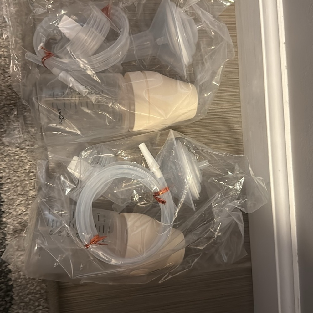 Spectra 20mm flanges, valves, tubing+adapter, backflow protectors, bottles- new